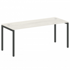 Metal System Quattro Стол письменный на П-образном м/к 40БП.СП-5 Дуб Наварра/Металл Антрацит 1800*72