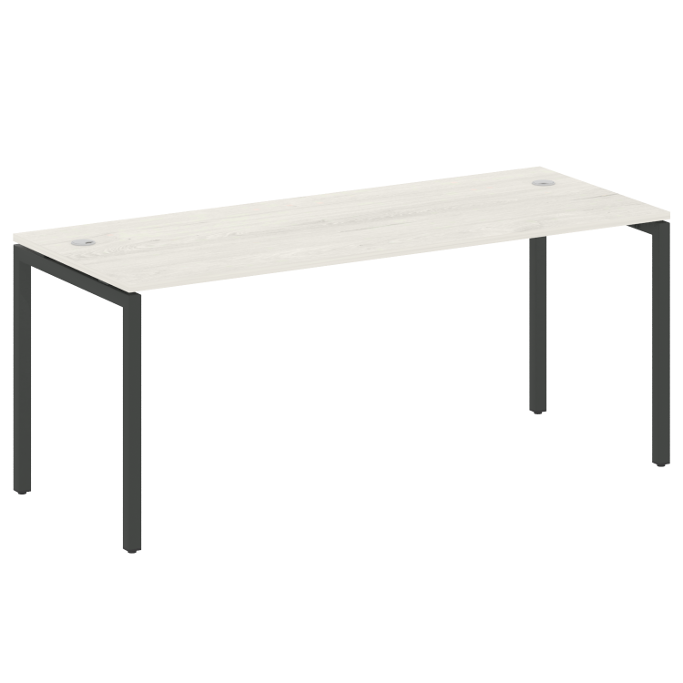 Metal System Quattro Стол письменный на П-образном м/к 40БП.СП-5 Дуб Наварра/Металл Антрацит 1800*72