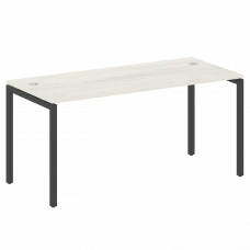 Metal System Quattro Стол письменный на П-образном м/к 40БП.СП-4 Дуб Наварра/Металл Антрацит 1600*72