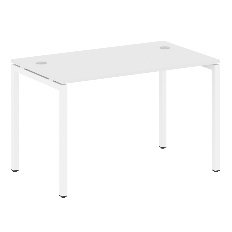 Metal System Quattro Стол письменный на П-образном м/к 40БП.СП-2 Белый/Металл Белый 1200*720*750