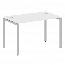 Metal System Quattro Стол письменный на П-образном м/к 40БП.СП-2 Белый/Металл Серый 1200*720*750