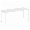 Metal System Quattro Стол письменный на П-образном м/к 50БП.СП-5 Белый/Металл Белый 1800*720*750