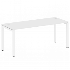 Metal System Quattro Стол письменный на П-образном м/к 50БП.СП-5 Белый/Металл Белый 1800*720*750