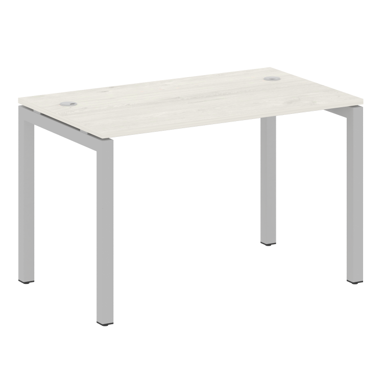 Metal System Quattro Стол письменный на П-образном м/к 50БП.СП-2 Дуб Наварра/Металл Серый 1200*720*7