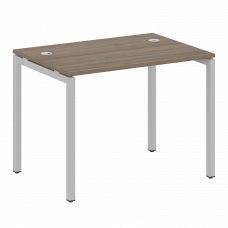 Metal System Quattro Стол письменный на П-образном м/к 40БП.СП-1 Вяз Благородный/Металл Серый 1000*7