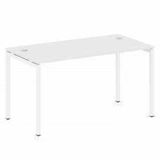 Metal System Quattro Стол письменный на П-образном м/к 40БП.СП-3 Белый/Металл Белый 1400*720*750