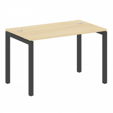 Metal System Quattro Стол письменный на П-образном м/к 50БП.СП-2 Акация Лорка/Металл Антрацит 1200*7