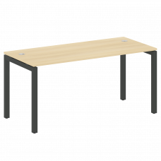 Metal System Quattro Стол письменный на П-образном м/к 50БП.СП-4 Акация Лорка/Металл Антрацит 1600*7