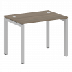 Metal System Quattro Стол письменный на П-образном м/к 50БП.СП-1 Вяз Благородный/Металл Серый 1000*7