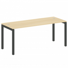 Metal System Quattro Стол письменный на П-образном м/к 50БП.СП-5 Акация Лорка/Металл Антрацит 1800*7