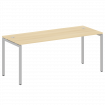 Metal System Quattro Стол письменный на П-образном м/к 40БП.СП-5 Акация Лорка/Металл Серый 1800*720*