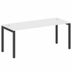 Metal System Quattro Стол письменный на П-образном м/к 50БП.СП-5 Белый/Металл Антрацит 1800*720*750