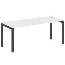 Metal System Quattro Стол письменный на П-образном м/к 50БП.СП-5 Белый/Металл Антрацит 1800*720*750