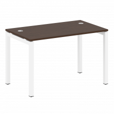 Metal System Quattro Стол письменный на П-образном м/к 50БП.СП-2 Венге Цаво/Металл Белый 1200*720*75