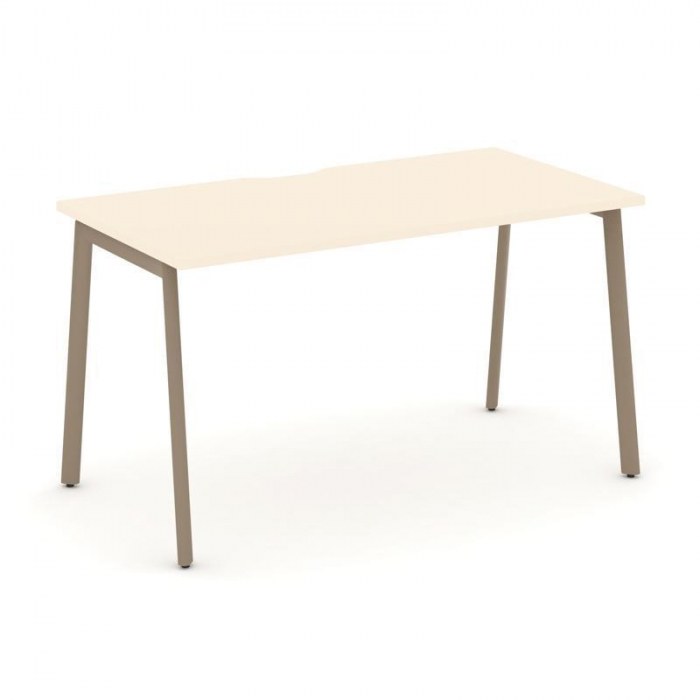 Estetica Стол письменный ES.SP-3-VP Сатин/Металл Латте 1380*730*750