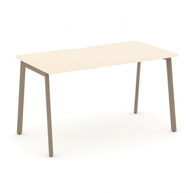 Estetica Стол письменный ES.SP-3-VP Сатин/Металл Латте 1380*730*750