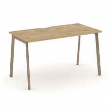 Estetica Стол письменный ES.SP-3-VP Тиквуд Светлый/Металл Латте 1380*730*750