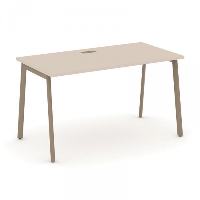 Estetica Стол рабочий ES.SP-3-LP Капучино/Металл Латте 1380*730*750