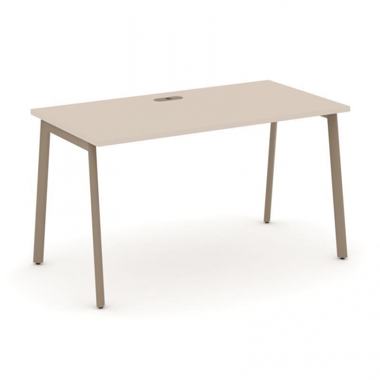 Estetica Стол рабочий ES.SP-3-LP Капучино/Металл Латте 1380*730*750