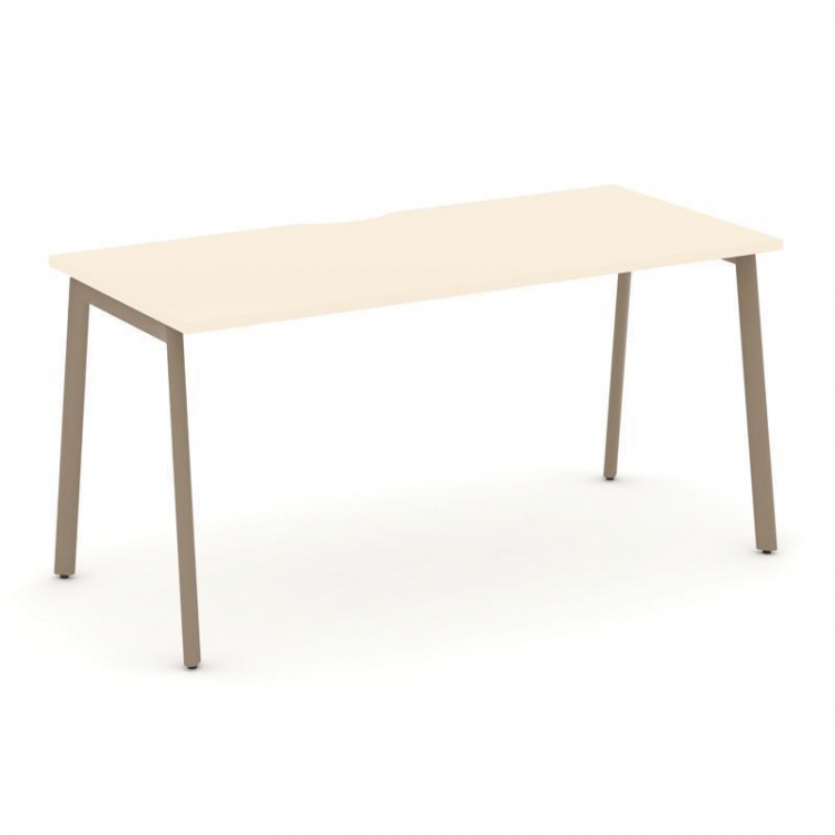 Estetica Стол письменный ES.SP-4-VP Сатин/Металл Латте 1580*730*750