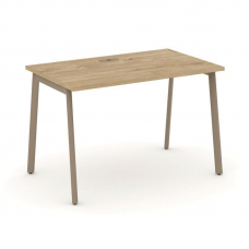 Estetica Стол рабочий ES.SP-2-LP Тиквуд Светлый/Металл Латте 1180*730*750