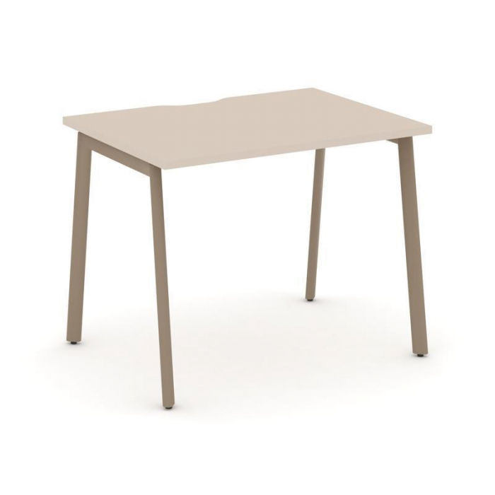 Estetica Стол письменный ES.SP-1-VP Капучино/Металл Латте 980*730*750