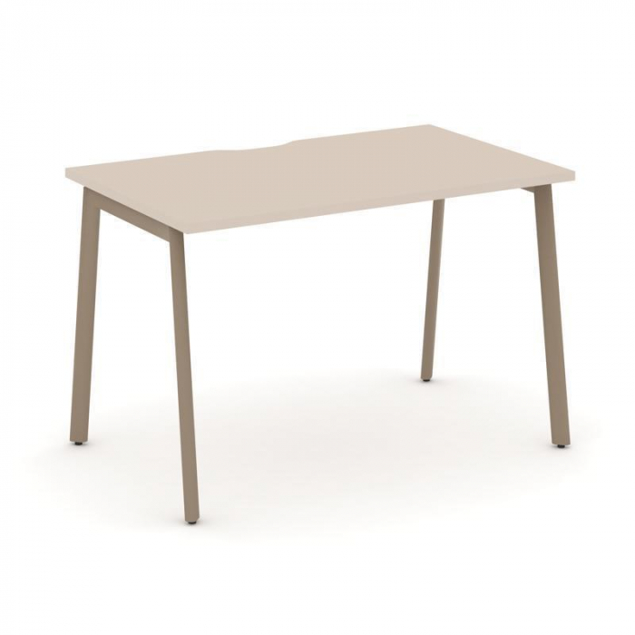 Estetica Стол письменный ES.SP-2-VP Капучино/Металл Латте 1180*730*750
