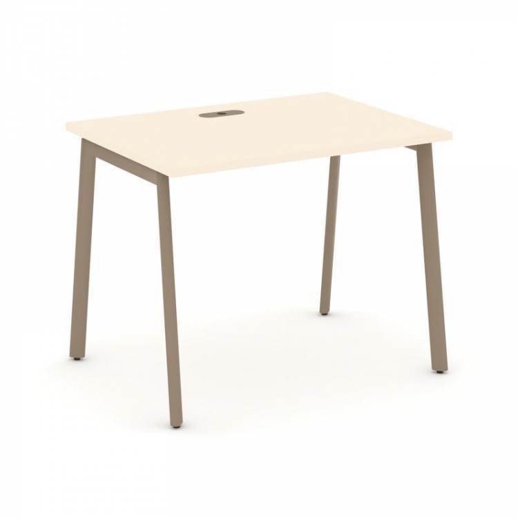 Estetica Стол рабочий ES.SP-1-LP Сатин/Металл Латте 980*730*750