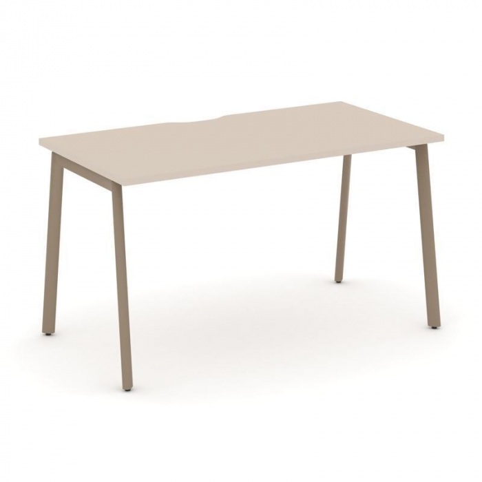 Эстетика Стол письменный ES.SP-3-VP Капучино/Металл Латте 1380*730*750
