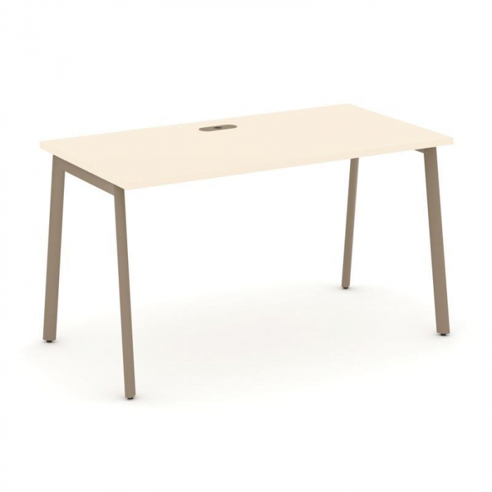 Estetica Стол рабочий ES.SP-3-LP Сатин/Металл Латте 1380*730*750