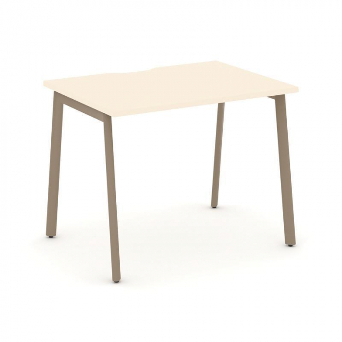 Estetica Стол письменный ES.SP-1-VP Сатин/Металл Латте 980*730*750