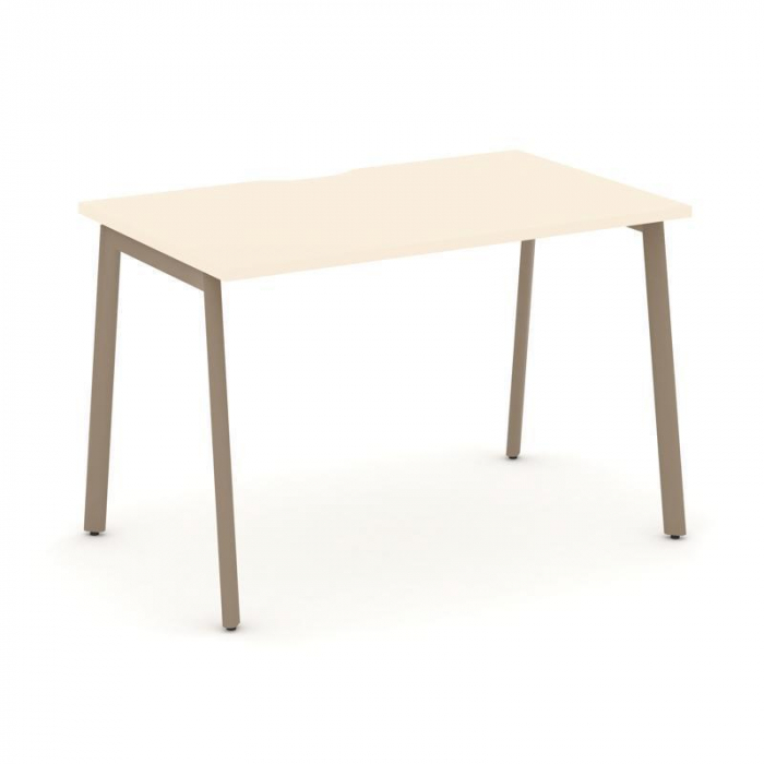 Estetica Стол письменный ES.SP-2-VP Сатин/Металл Латте 1180*730*750