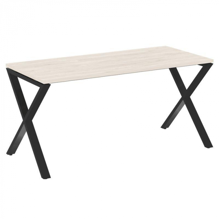 Лофт Стол рабочий VR.L-SRX-4.7 Денвер Светлый/Металл Черный 1580*720*750