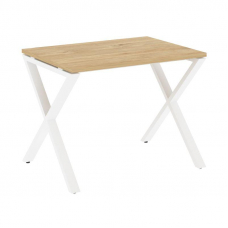 Лофт Стол рабочий VR.L-SRX-1.7 Тиквуд Светлый/Металл Белый 980*720*750