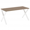Loft Стол рабочий VR.L-SRX-4.7 Дуб Аризона/Металл Белый 1580*720*750