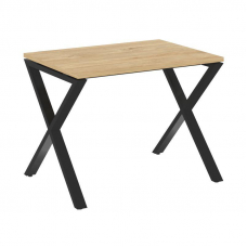 Лофт Стол рабочий VR.L-SRX-1.7 Тиквуд Светлый/Металл Черный 980*720*750