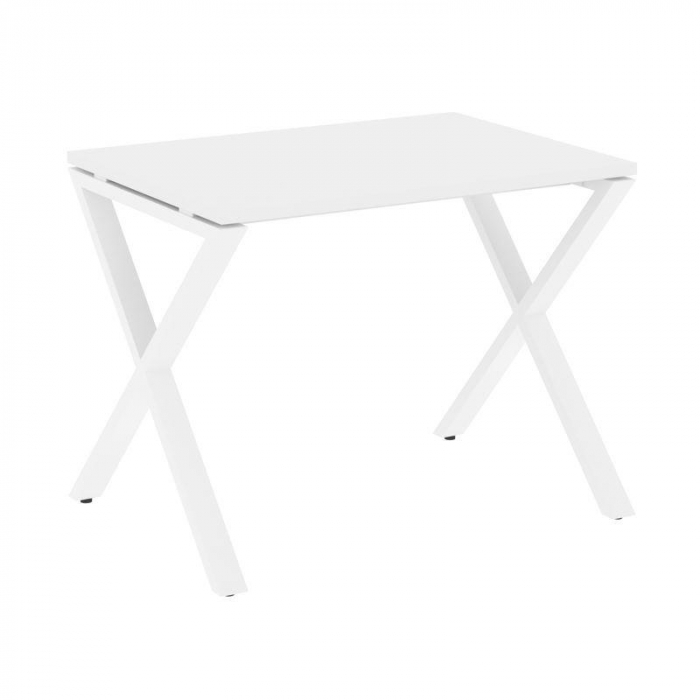 Loft Стол рабочий VR.L-SRX-1.7 Белый Бриллиант/Металл Белый 980*720*750