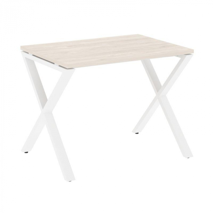 Loft Стол рабочий VR.L-SRX-1.7 Денвер Светлый/Металл Белый 980*720*750