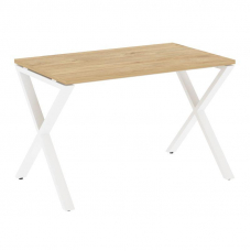 Loft Стол рабочий VR.L-SRX-2.7 Тиквуд Светлый/Металл Белый 1180*720*750