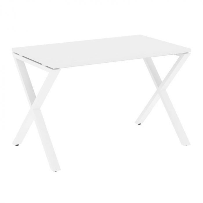 Loft Стол рабочий VR.L-SRX-2.7 Белый Бриллиант/Металл Белый 1180*720*750