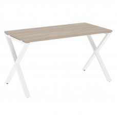 Loft Стол рабочий VR.L-SRX-3.7 Дуб Аттик/Металл Белый 1380*720*750