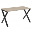 Loft Стол рабочий VR.L-SRX-3.7 Дуб Аттик/Металл Черный 1380*720*750