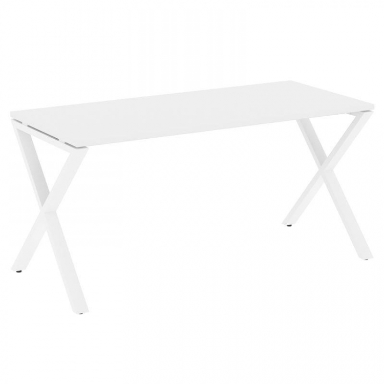 Loft Стол рабочий VR.L-SRX-4.7 Белый Бриллиант/Металл Белый 1580*720*750