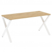 Loft Стол рабочий VR.L-SRX-4.7 Тиквуд Светлый/Металл Белый 1580*720*750