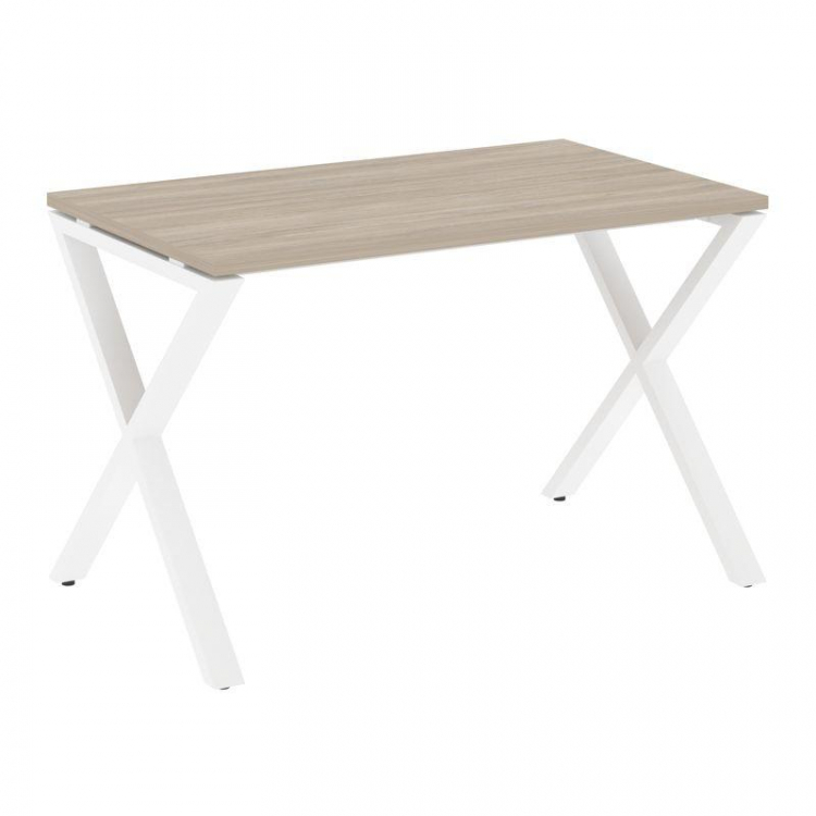 Loft Стол рабочий VR.L-SRX-2.7 Дуб Аттик/Металл Белый 1180*720*750