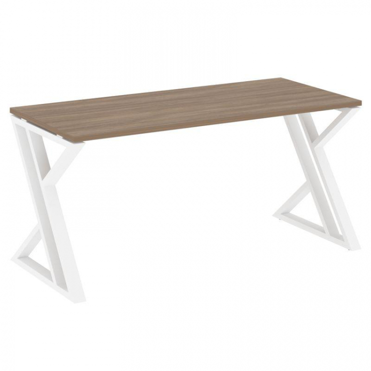Loft Стол рабочий VR.L-SRZ-4.7 Дуб Аризона/Металл Белый 1580*720*750