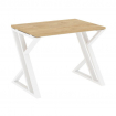 Loft Стол рабочий VR.L-SRZ-1.7 Тиквуд Светлый/Металл Белый 980*720*750 Loft Стол рабочий VR.L-SRZ-1.7 Тиквуд Светлый/Металл Белый 980*720*750
