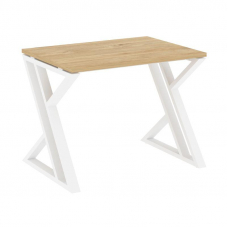 Лофт Стол рабочий VR.L-SRZ-1.7 Тиквуд Светлый/Металл Белый 980*720*750