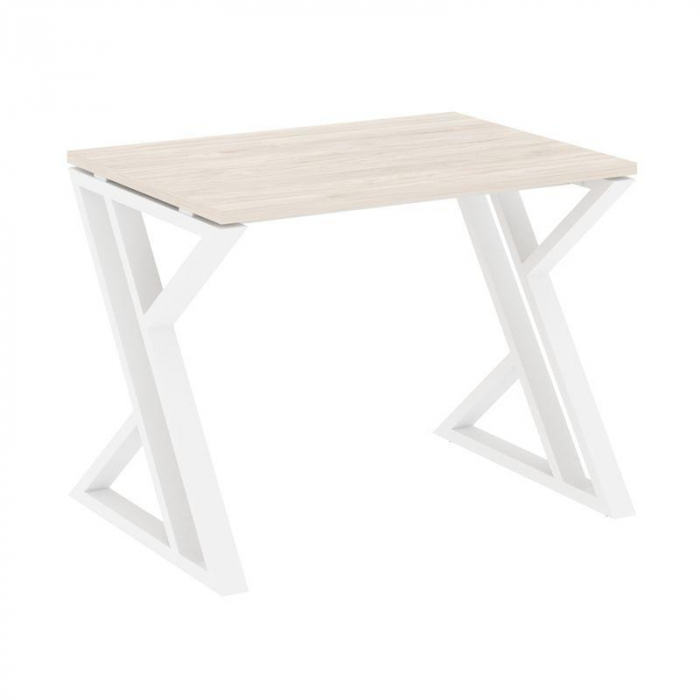 Loft Стол рабочий VR.L-SRZ-1.7 Денвер Светлый/Металл Белый 980*720*750
