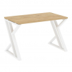 Loft Стол рабочий VR.L-SRZ-2.7 Тиквуд Светлый/Металл Белый 1180*720*750